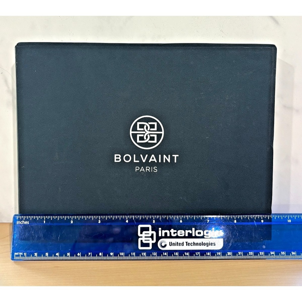 Bolvaint Paris Odyssey Ballpoint Pen Set Onyx Black Prussian Blue Case New